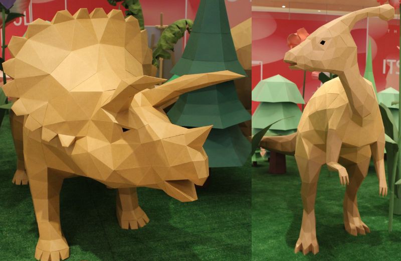 paper dinosaur paper dinosaur